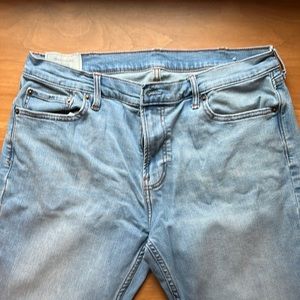 Abercrombie slime straight stretch jeans 36 x32